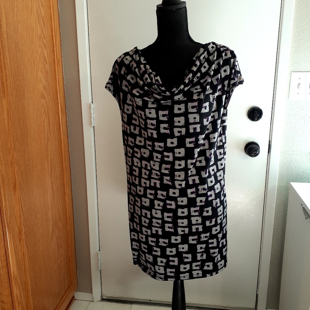MAC & JAC Cowl Neck Sleeveless Ladies Tunic Top